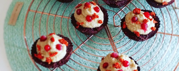Red Velvet Cupcakes met frosting